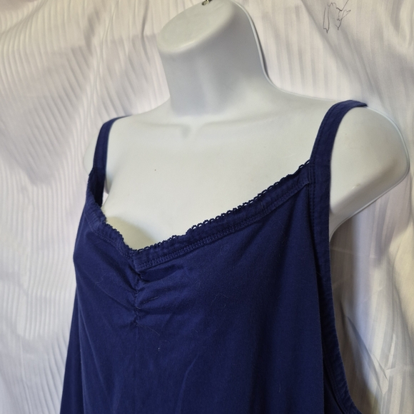 No Label Tops - Navy Blue Sleeveless Top